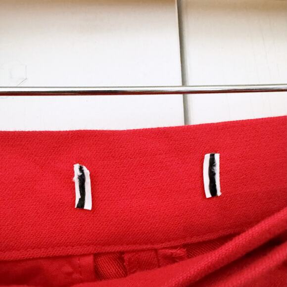 Sandro Red/Rouge Poison Straight Leg Pants (Size 42) - Picture 5 of 11